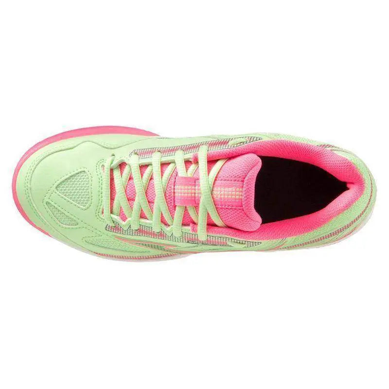 Zapatillas Mizuno Break Shot Verde Fucsia Mujer Pádel Elite