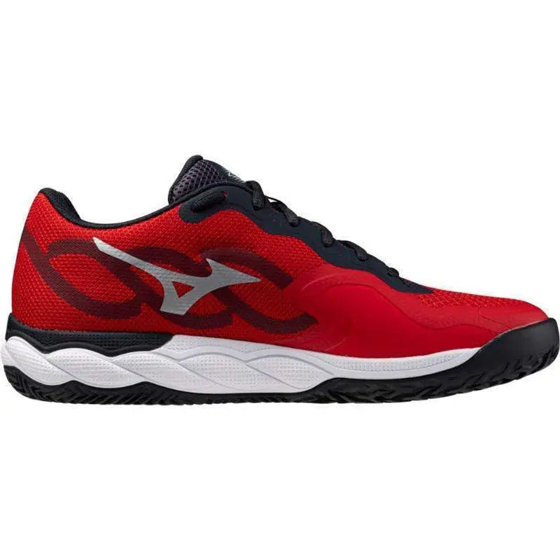 Zapatillas Mizuno Wave Enforce Court Padel Rojo Blanco Negro Pádel Elite