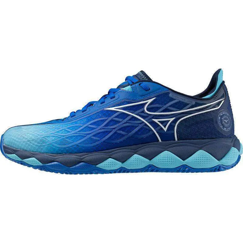 Zapatillas Mizuno Wave Enforce Tour Clay Azul Blanco Pádel Elite