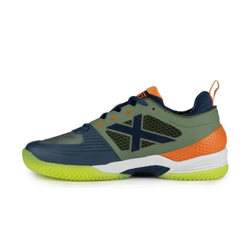 Zapatillas Munich Atomik 33 Verde Azul Amarillo Pádel Elite