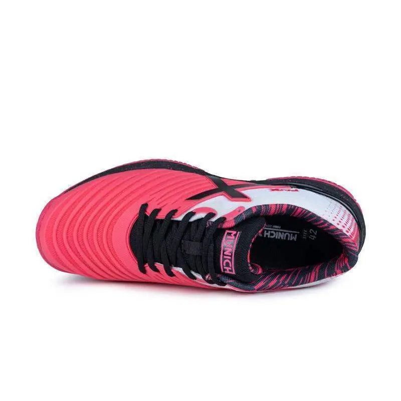 Zapatillas Munich Padx 45 Rosa Blanco Negro Pádel Elite