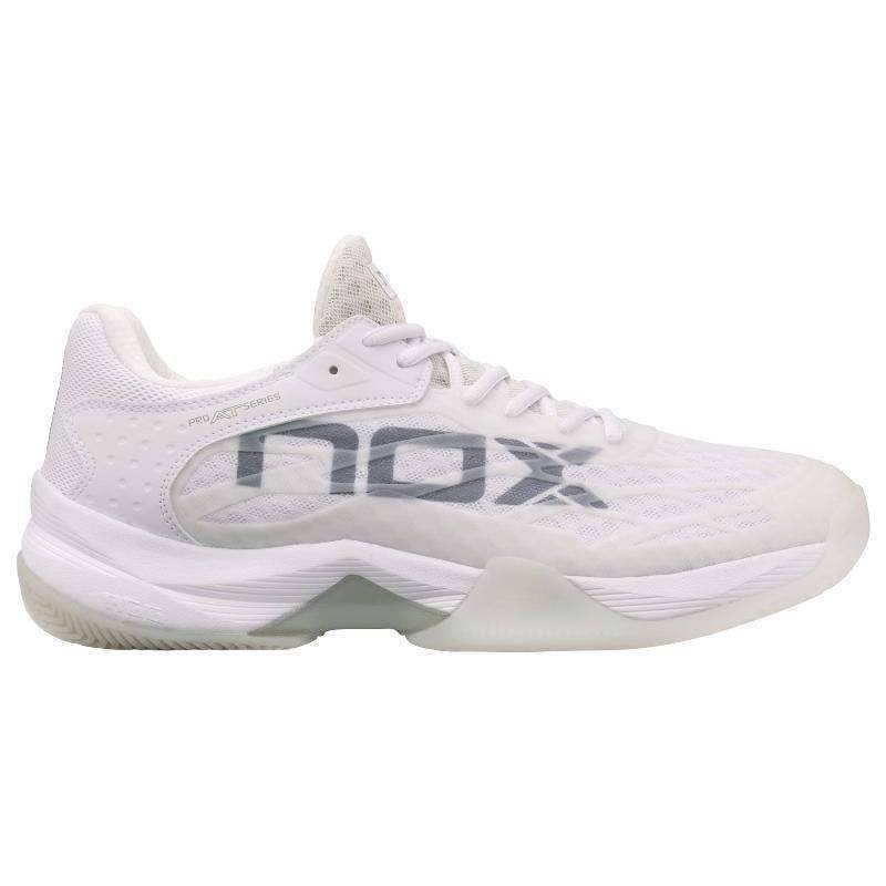 Zapatillas Nox At10 Lux Blanco Gris | Nox Pádel Élite