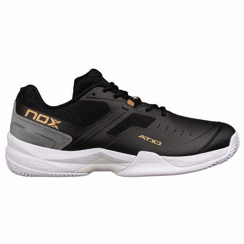 Zapatillas Nox AT10 Pro Negro Oro Pádel Elite