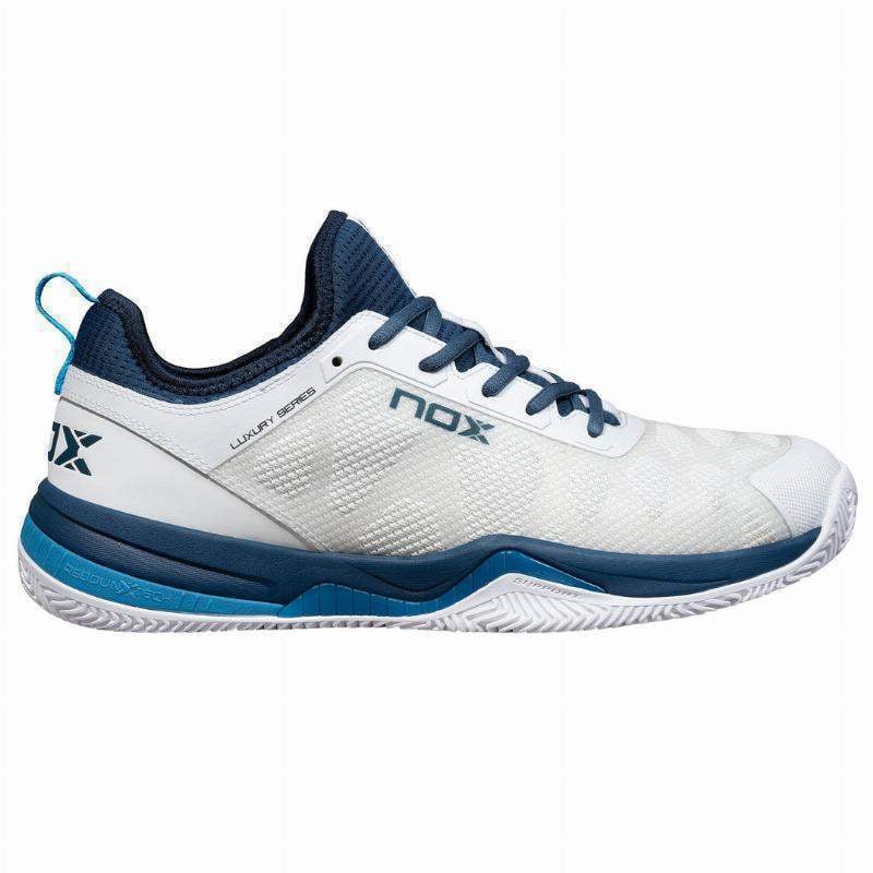 Zapatillas Nox Nerbo Blanco Azul Pádel Elite