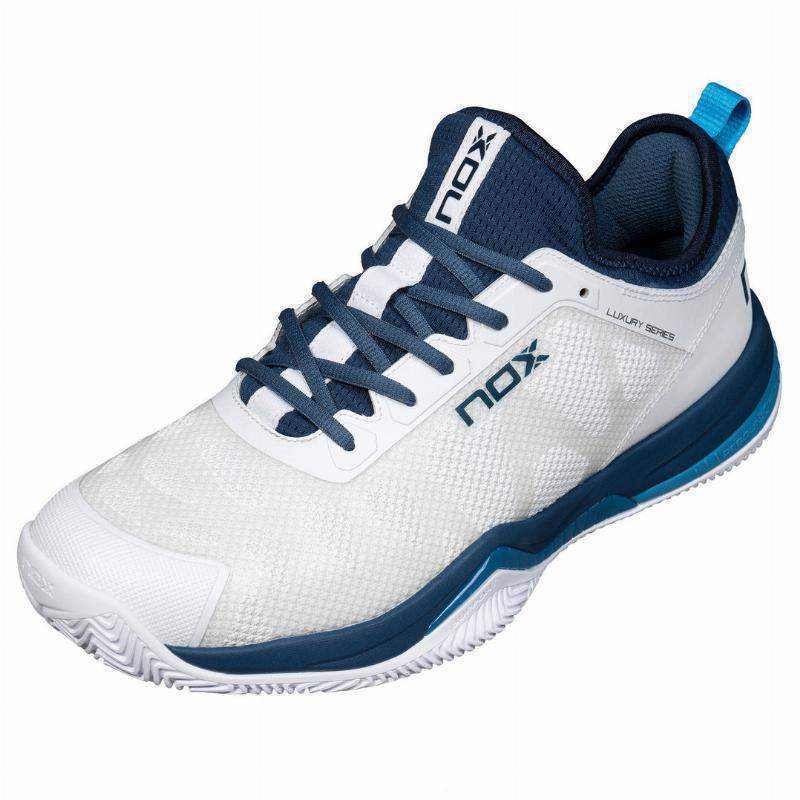 Zapatillas Nox Nerbo Blanco Azul Pádel Elite