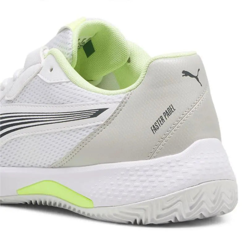 Zapatillas Puma Nova Court Blanco Azul Verde Pádel Elite