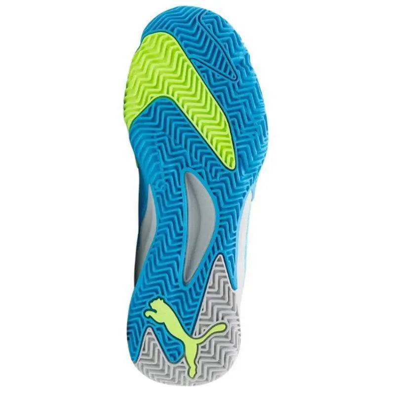 Zapatillas Puma Nova Elite Azul Amarillo Gris Pádel Elite