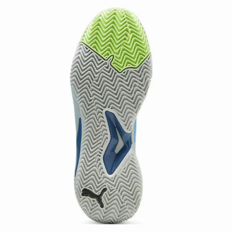 Zapatillas Puma Nova Smash Azul Brillante Blanco Gris Pádel Elite