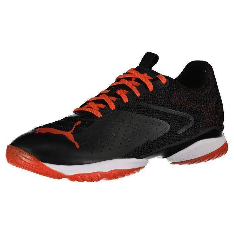 Zapatillas Puma Solarattack RCT Negro Rojo Cherry Pádel Elite