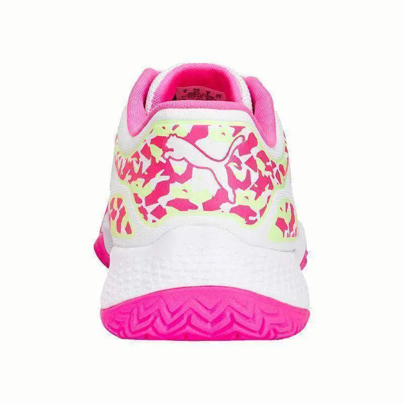 Zapatillas Puma Solarcourt RCT Blanco Rosa Mujer Pádel Elite