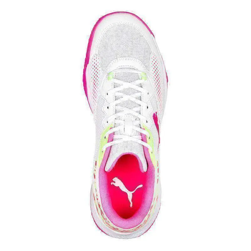 Zapatillas Puma Solarcourt RCT Blanco Rosa Mujer Pádel Elite