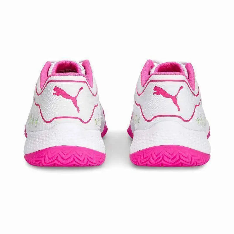 Zapatillas Puma Solarsmash RCT Blanco Fucsia Mujer Pádel Elite