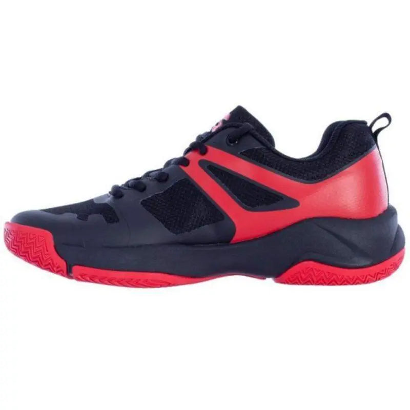 Zapatillas Softee Rotatory Negro Rojo Pádel Elite