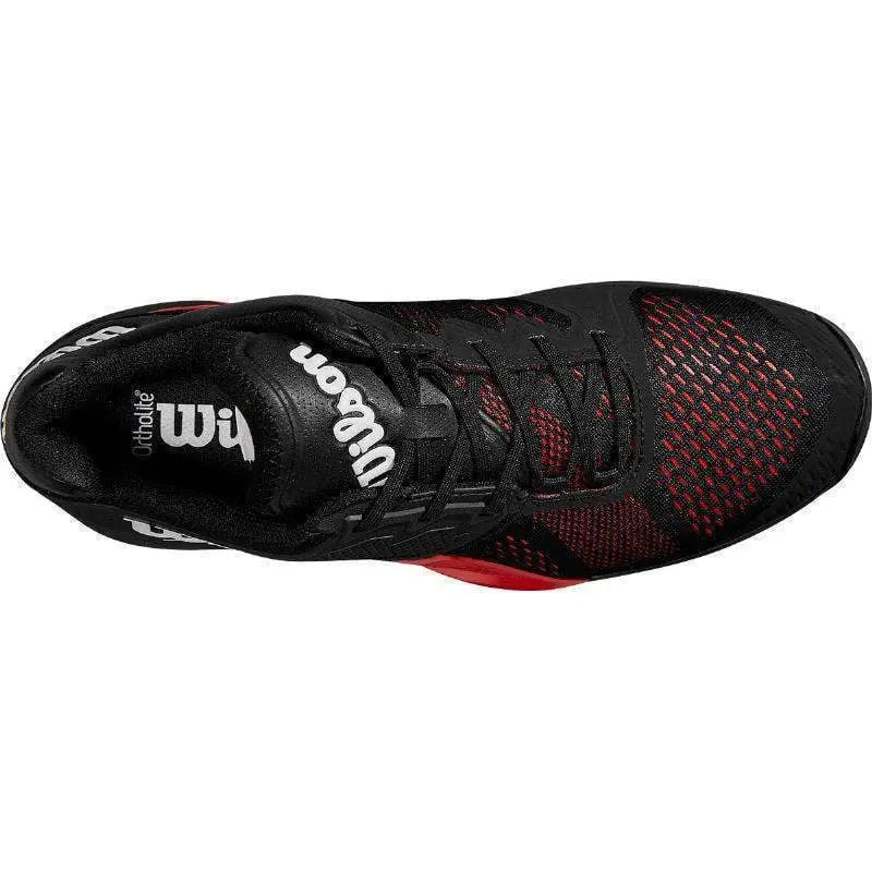 Zapatillas Wilson Bela Tour Negro Rojo Pádel Elite