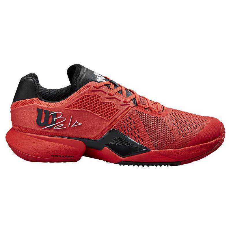 Zapatillas Wilson Bela Tour Rojo Negro Pádel Elite