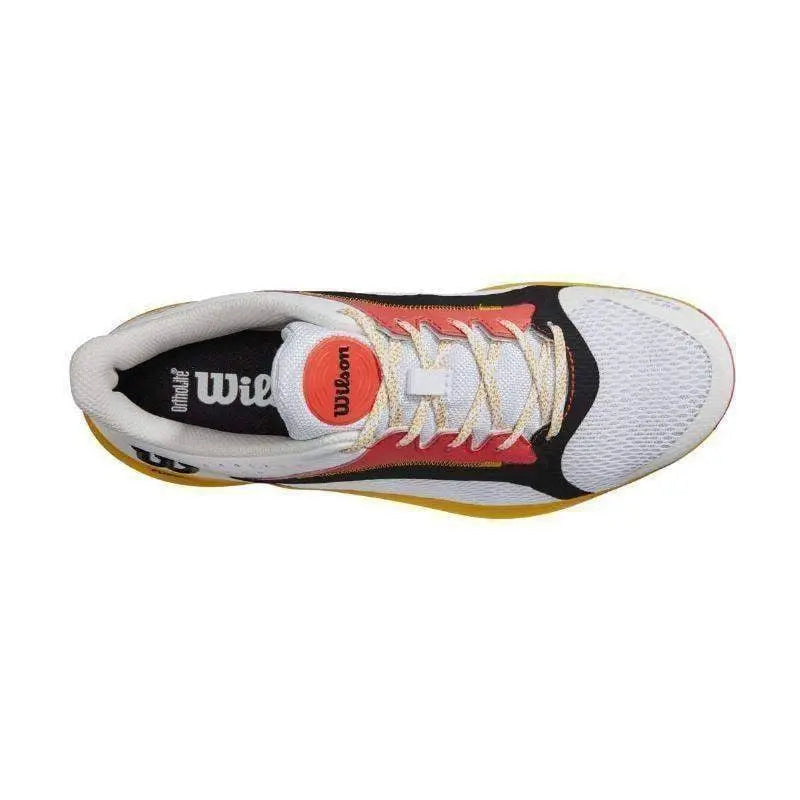 Zapatillas Wilson Hurakn 2.0 Blanco Oro Coral Pádel Elite