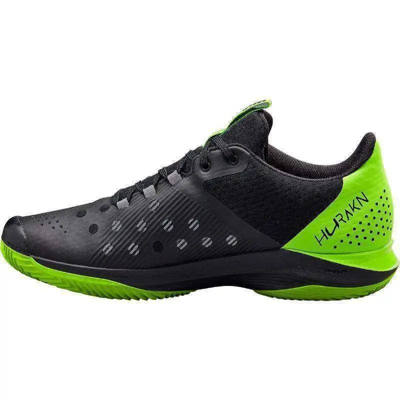 Zapatillas Wilson Hurakn Negro Verde Pádel Elite