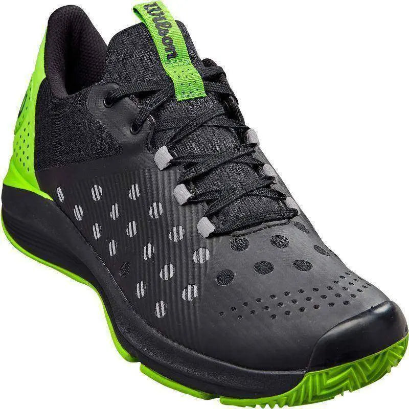 Zapatillas Wilson Hurakn Negro Verde Pádel Elite