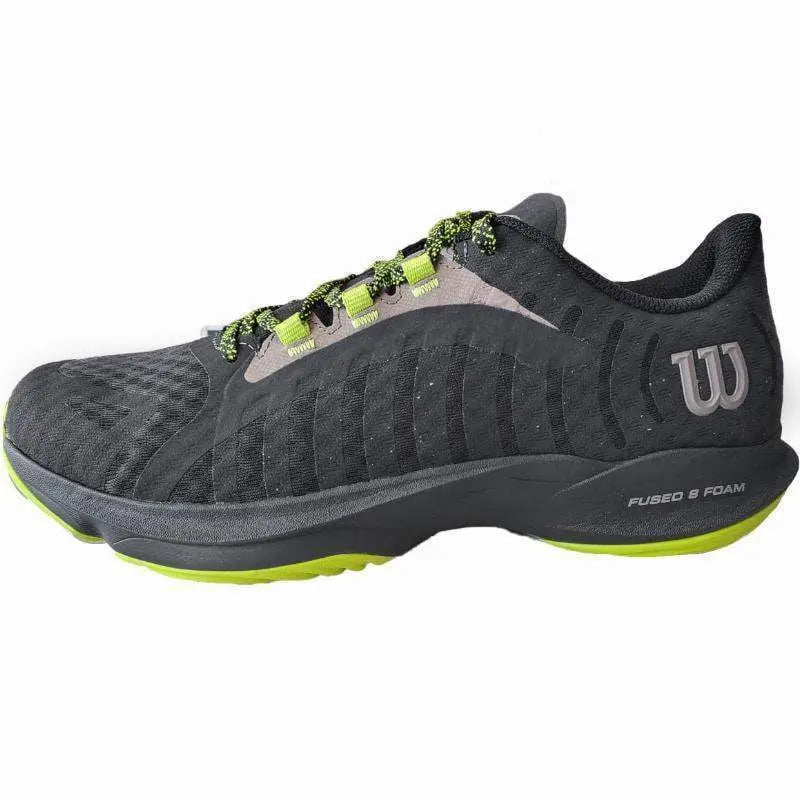 Zapatillas Wilson Hurakn Pro Negro Verde Lima Pádel Elite