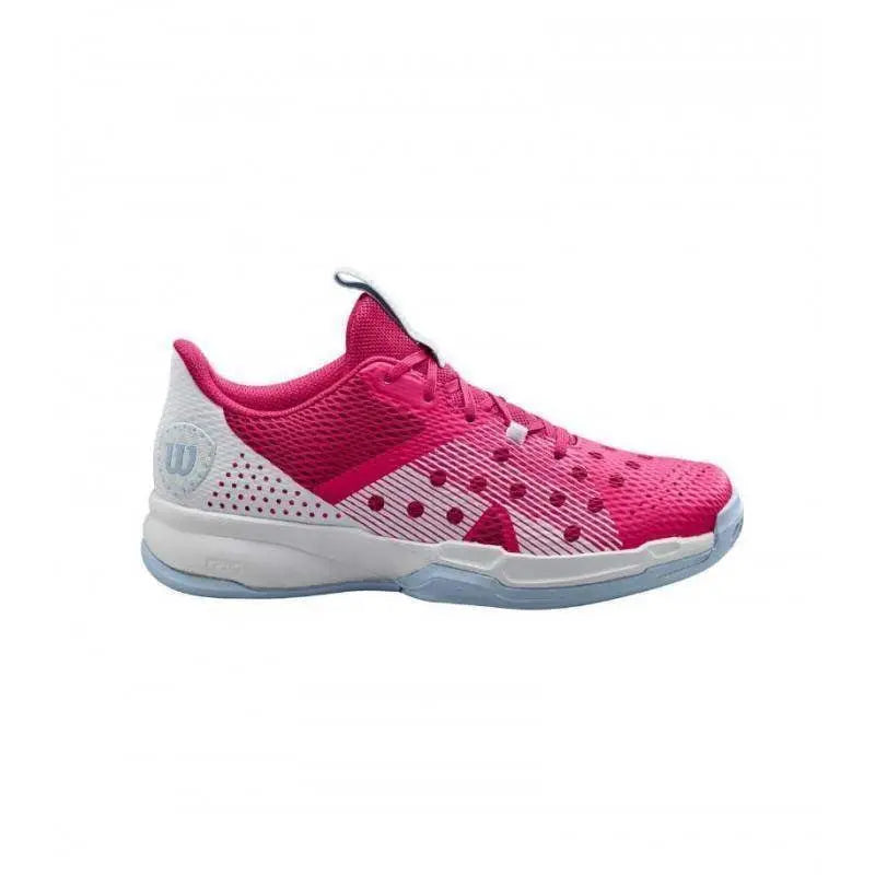 Zapatillas Wilson Hurakn Team Rosa Blanco Mujer Pádel Elite