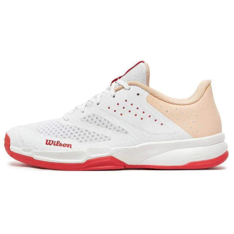 Zapatillas Wilson Kaos Stroke 2.0 Blanco Coral Mujer Pádel Elite