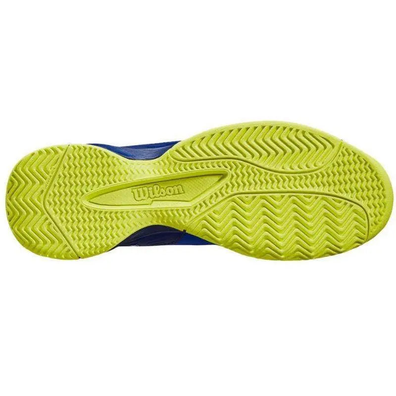 Zapatillas Wilson Rush Pro Azul Amarillo Junior Pádel Elite