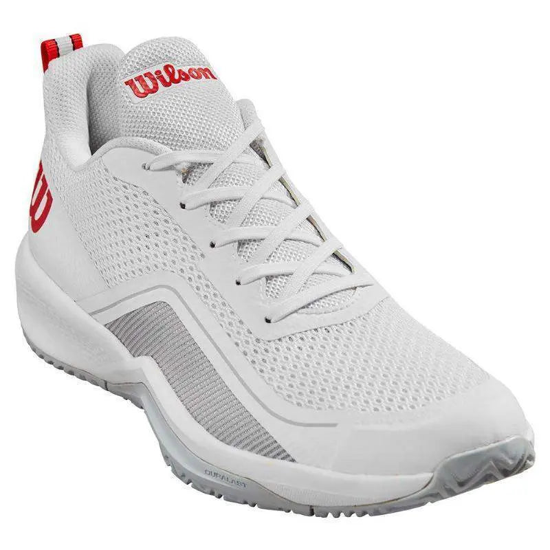 Zapatillas Wilson Rush Pro Lite Blanco Perla Azul Pádel Elite