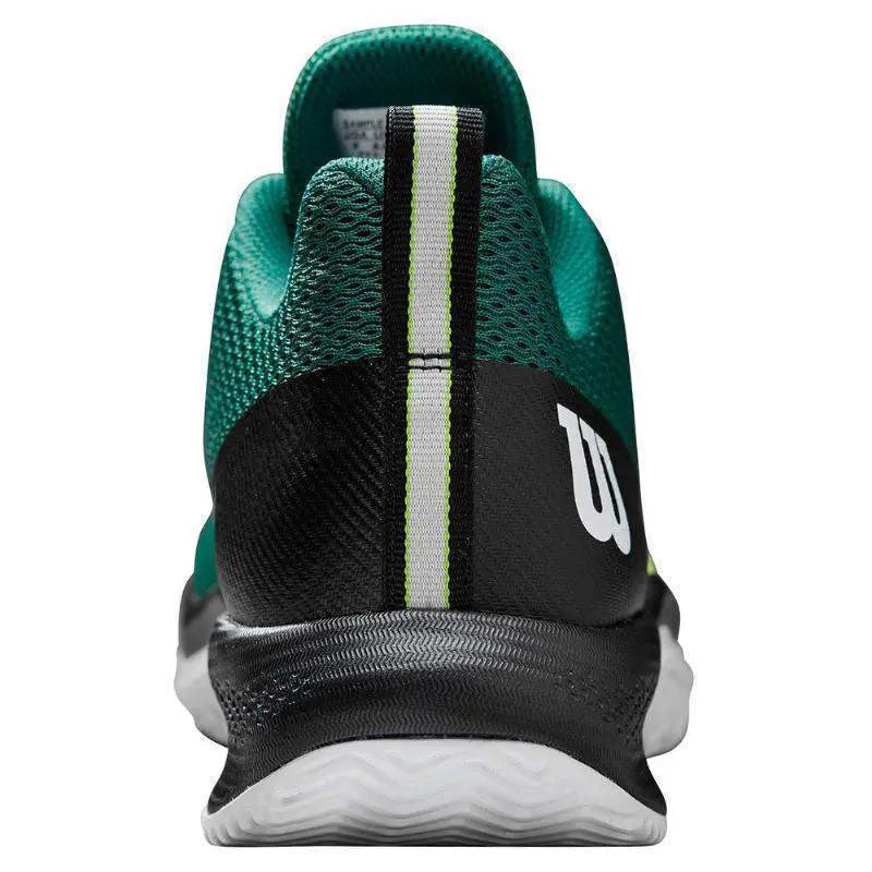 Zapatillas Wilson Rush Pro Lite Verde Negro Blanco Pádel Elite